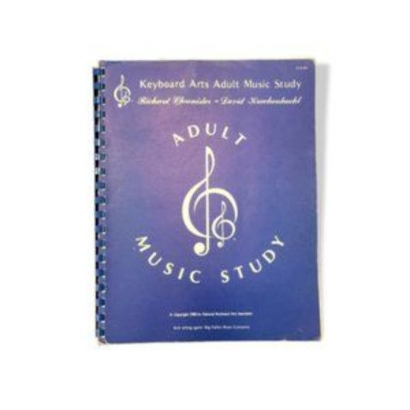 Vintage Adult Keyboard Paino Music Study Book By Richard Chronister & David - Picture 1 of 4
